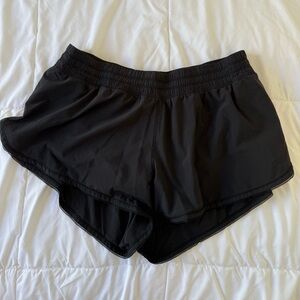 lululemon athletica Jet Black Athletic Shorts